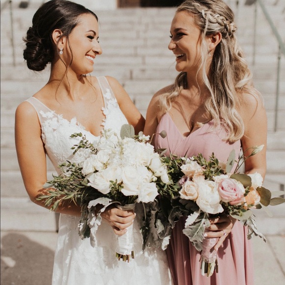 AZAZIE Vintage Muave Cora Dress Size 6 - Picture 4 of 8